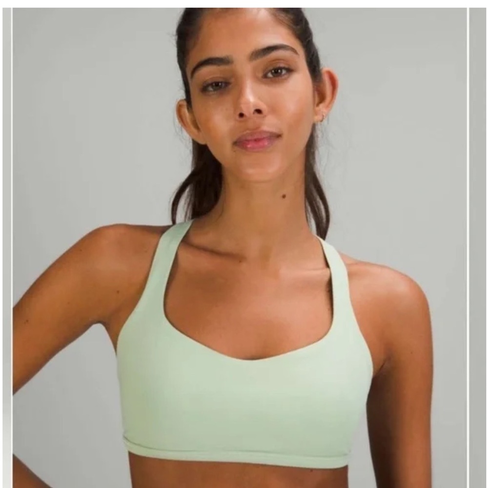 Lululemon Free to be Wild sports bra in mint green